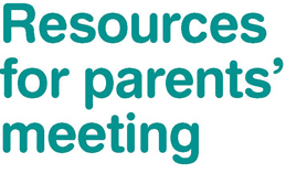 resources for parents' meeting
